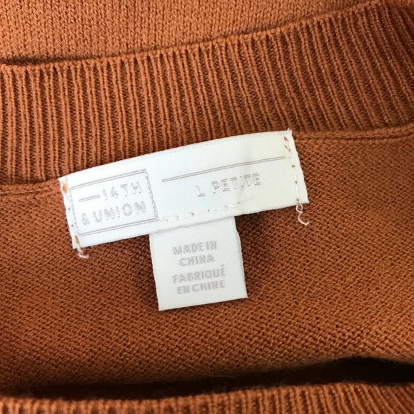 14th & Union Colorblock Sweater P Medium - Picture 4 of 4